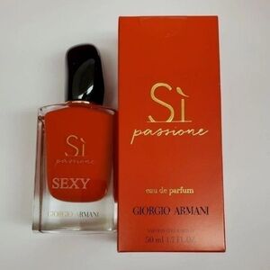 NEW Armani Si Passione E P Spray Engraved with “SEXY” Medium 1.7oz
